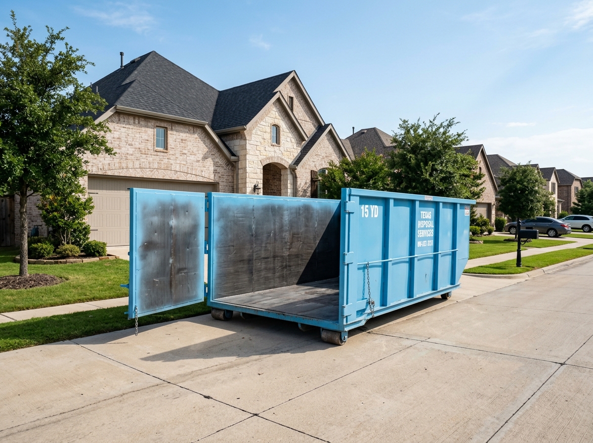 Heavy Inert Concrete, Brick & Asphalt Removal Budget Dumpster Rental